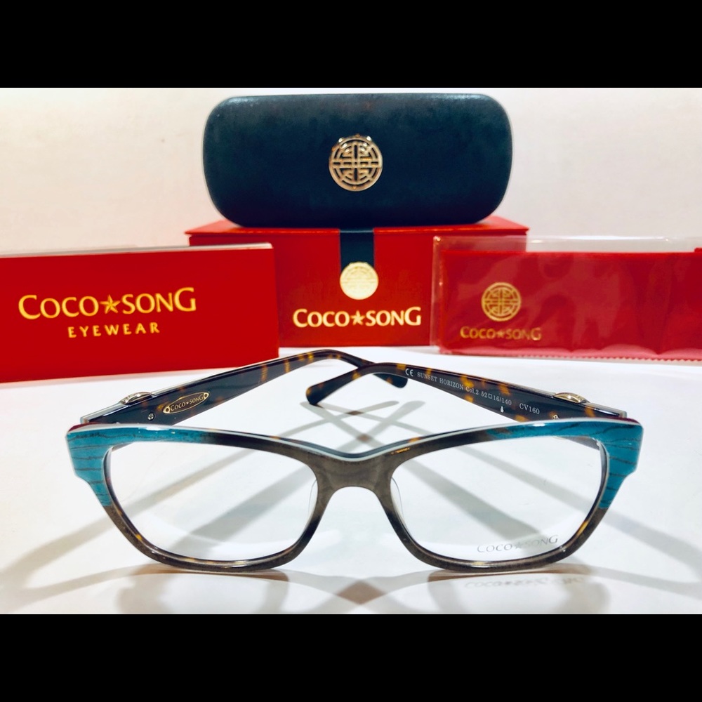 Coco Song Eyeglasses SUNSET HORIZON Brown/Blue/Tan